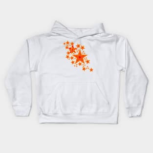 Red & orange stars Kids Hoodie